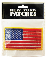 USA Flag Square Patch - Iron-On and Sew-On