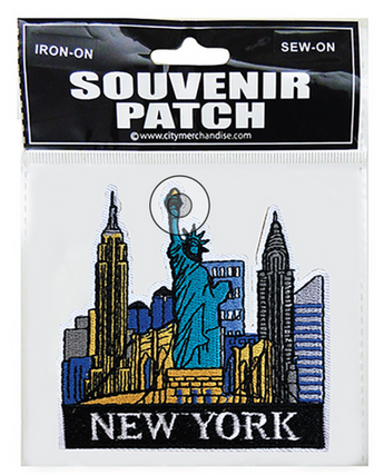 Iron-On and Sew-On Patch NY Sol/Skyline