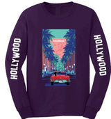 Hollywood Car & Palm Long Sleeves