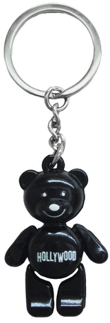 Hollywood Metallic Bear Keychains