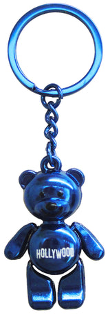 Hollywood Metallic Bear Keychains