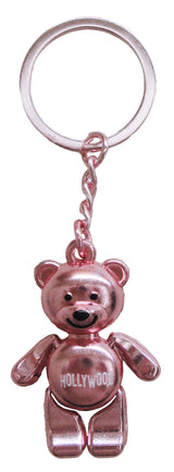 Hollywood Metallic Bear Keychains
