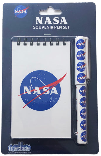 NASA Notebook and Pen Set with Classic Meatball Logo