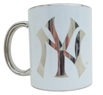 Yankees Circle 11oz Cups With Silver