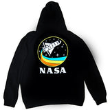 NASA Retro Rocket Ship Hooded Sweatshirt