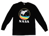 NASA Long Sleeve Shirt with Retro Space Ship
