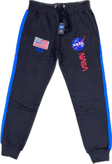 NASA Black Striped Sweatpants