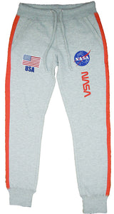 NASA Grey Striped Sweatpants