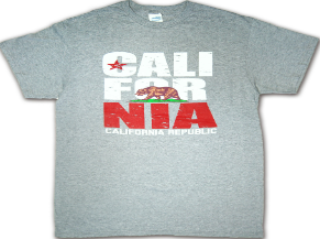California T-Shirt Grey
