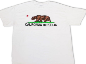 California Republic T-Shirt White