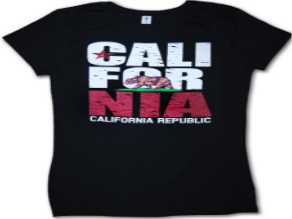California Republic T-Shirt Womens