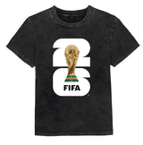 FIFA World Cup 2026 Stone Washed T-shirt Black