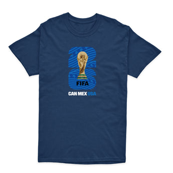 FIFA World Cup 2026 Unisex Tees Blue With Blue Logo