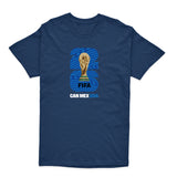 FIFA World Cup 2026 Unisex Tees Blue With Blue Logo