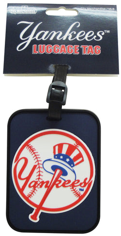 Yankees White/Red Circle Luggage Tags