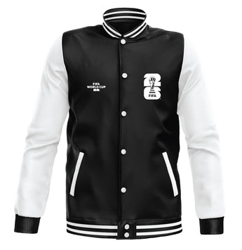FIFA World Cup 2026 Varsity Jacket Black