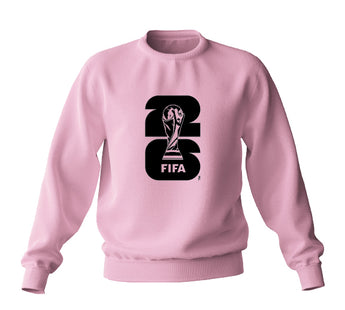 FIFA World Cup 2026 Embroidered Sweatshirt Pink