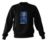 FIFA World Cup 2026 Black Crewneck With Blue Logo