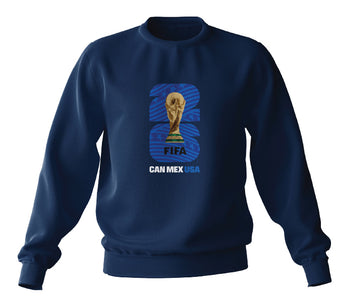 FIFA World Cup 2026 Navy Blue Crewneck With Blue Logo