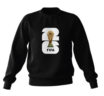 FIFA World Cup 2026 Black Crewneck With White Logo