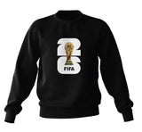 FIFA World Cup 2026 Black Crewneck With White Logo