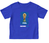 FIFA World Cup 2026 Blue Youth Tees With Blue Logo