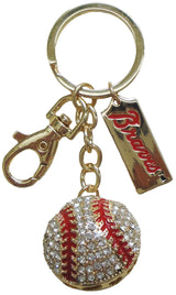 Atlanta Braves Rhinestone Keychains