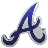 Atlanta Braves Blue A Foil Magnets