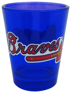 Atlanta Braves Blue Shotglass