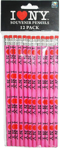 12-Pack Pink Pencils with Eraser Attachment - Ideal for Writing and Sketching