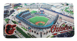 Orioles Stadium Foil License Magnet