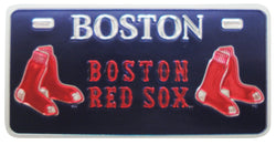 Red Sox Foil License Plate Magnet