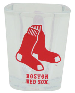 Red Sox Square Shotglass