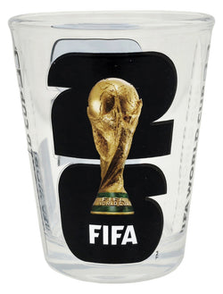 FIFA World Cup 2026 Clear Shotglass Black Logo