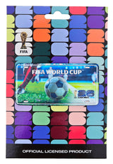 FIFA World Cup 2026 Foil License Plate Magnet Soccer Ball