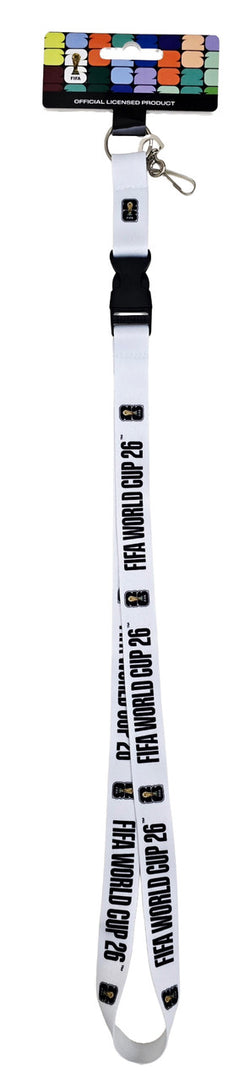 FIFA World Cup 2026 Lanyard White