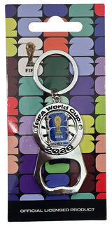FIFA World Cup 2026 Bottle Cap Opener Spinning Keyring Blue