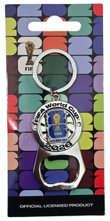 FIFA World Cup 2026 Bottle Cap Opener Spinning Keyring Blue
