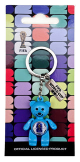 FIFA World Cup 2026 Bear Keyring Blue