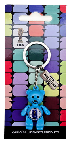 FIFA World Cup 2026 Bear Keyring Blue