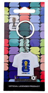 FIFA World Cup 2026 Sliding Keyring Navy White T-Shirt