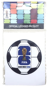 FIFA World Cup 2026 Sticker Soccer Ball Blue Logo