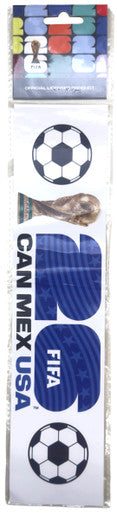 FIFA World Cup 2026 Mini Bumper Sticker Blue Logo