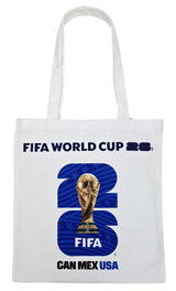 FIFA World Cup 2026 Blue Logo Cotton Canvas Tote