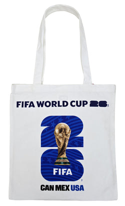 FIFA World Cup 2026 Blue Logo Cotton Canvas Tote