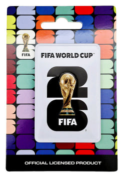 FIFA World Cup 2026 White Tin Magnet Black Logo