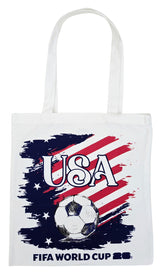 FIFA World Cup 2026 USA Flag/Soccer Ball Tote Bag
