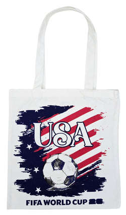 FIFA World Cup 2026 USA Flag/Soccer Ball Tote Bag