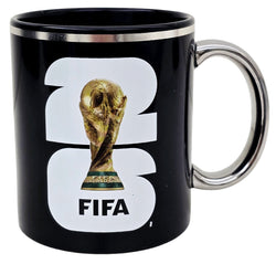 FIFA World Cup 2026 Black 11oz Mug With Silver