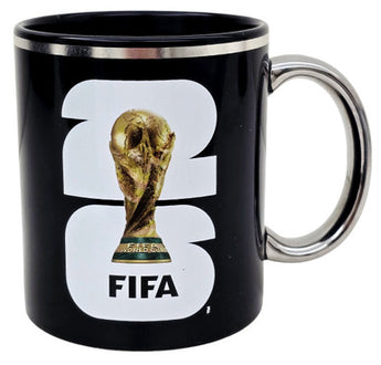 FIFA World Cup 2026 Black 11oz Mug With Silver